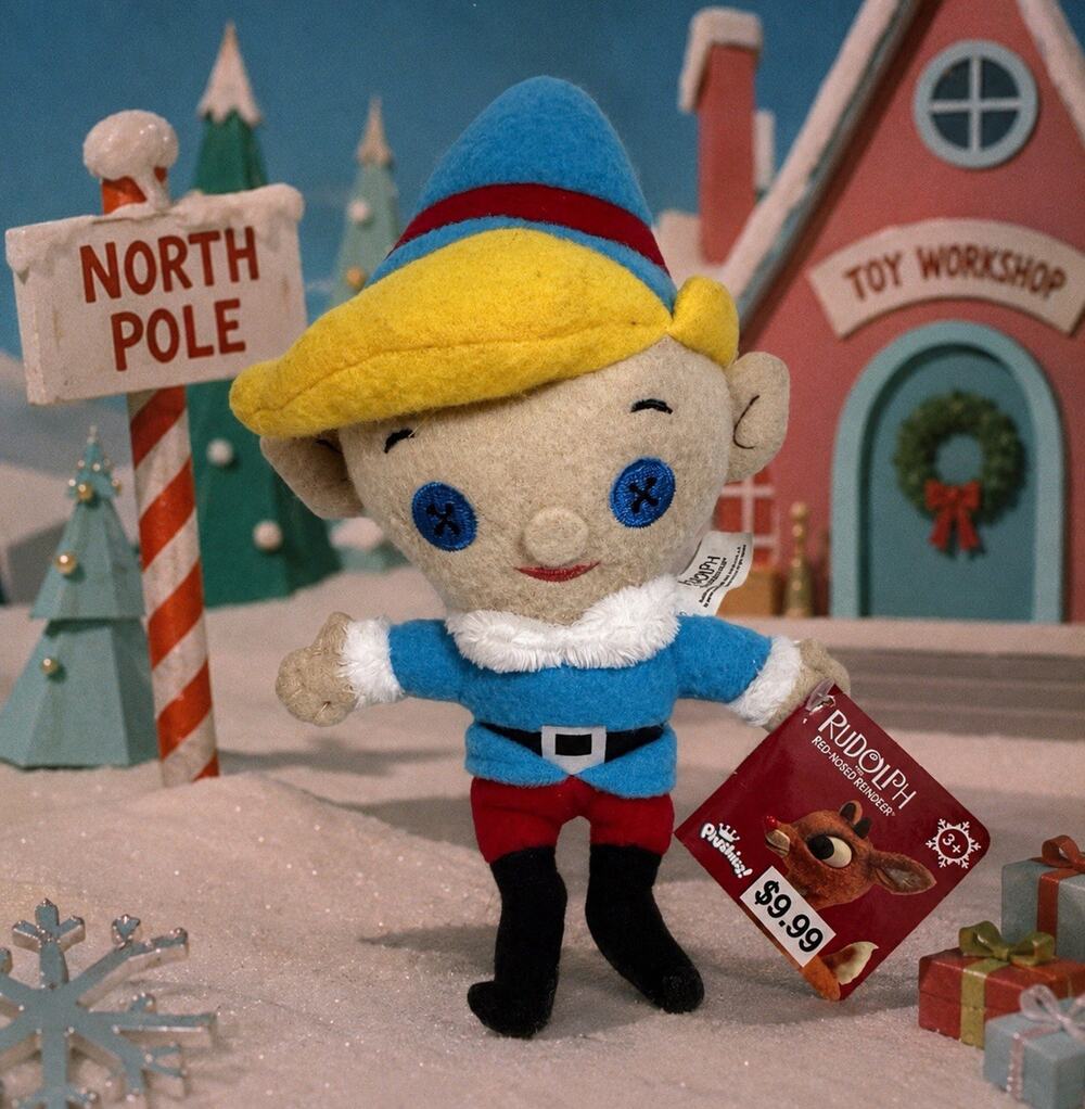 Rankin Bass Rudolph Hermey the Elf Plush Funko 2010 NWT Christmas Toy 8”